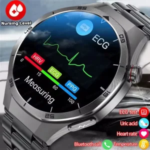 2025 New For HUAWEI ECG+PPG Three High Smart Watch Lipids Uric acid Blood pressure Smartwatch Men NFC Sport HD Call Health Clock