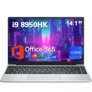 NEW Core i9-8950HK laptop 16GB RAM 1/2TB SSD Portable laptops  14.1-inch  Windows 11
