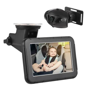 Baby Car Monitor  Rear Facing Seat  Wide View  Mirror Camera