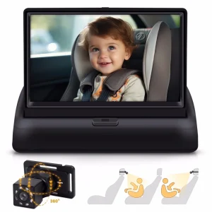 Baby Car Camera 4.3''  Display 360°  Camera Monitored Mirror