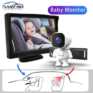 Baby Car Monitor Robot-shaped Camera 5"  Observer Dual Kids