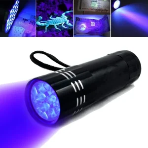 LED UV Flashlight Ultraviolet Torch